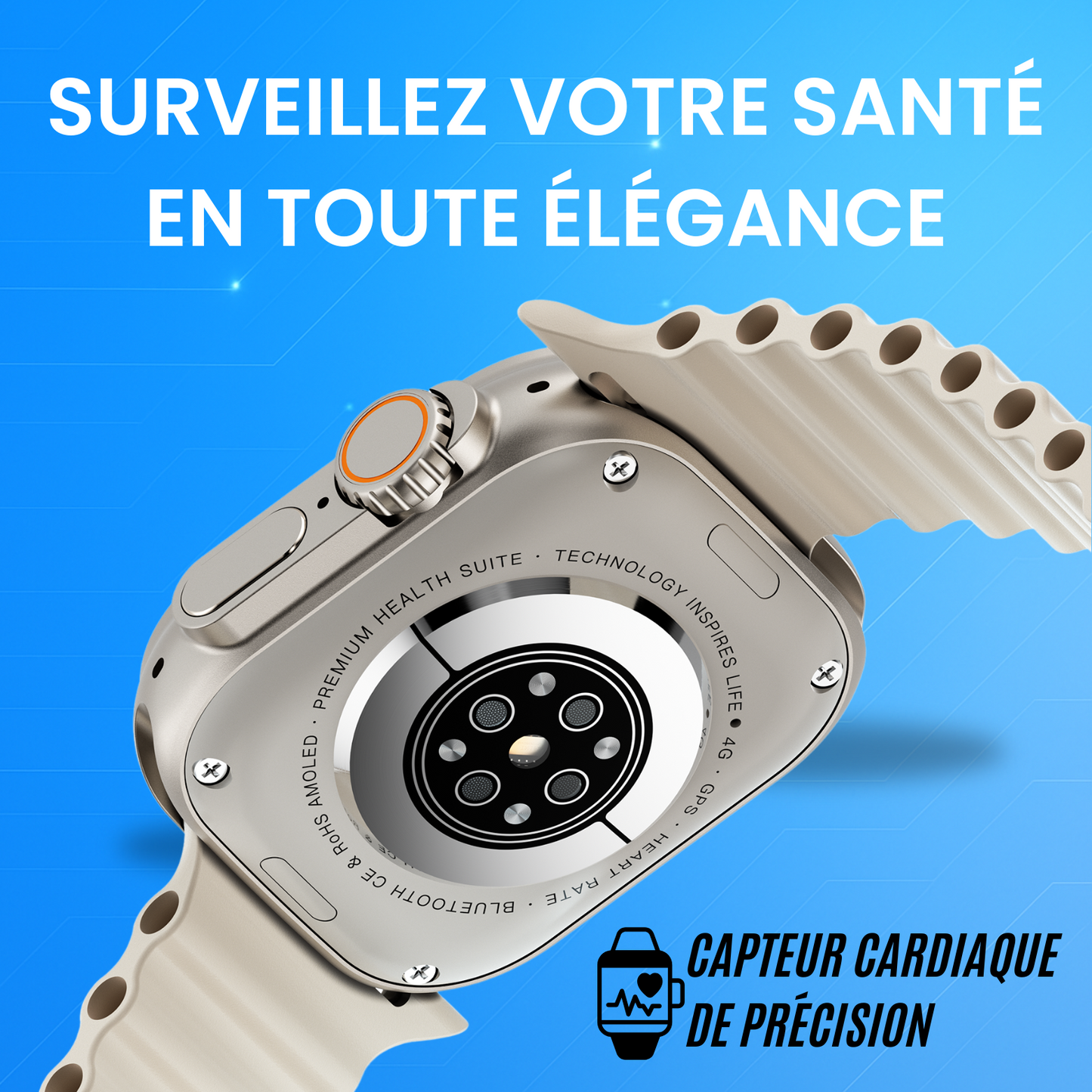 Watch Titan 49mm + Écouteurs OFFERT