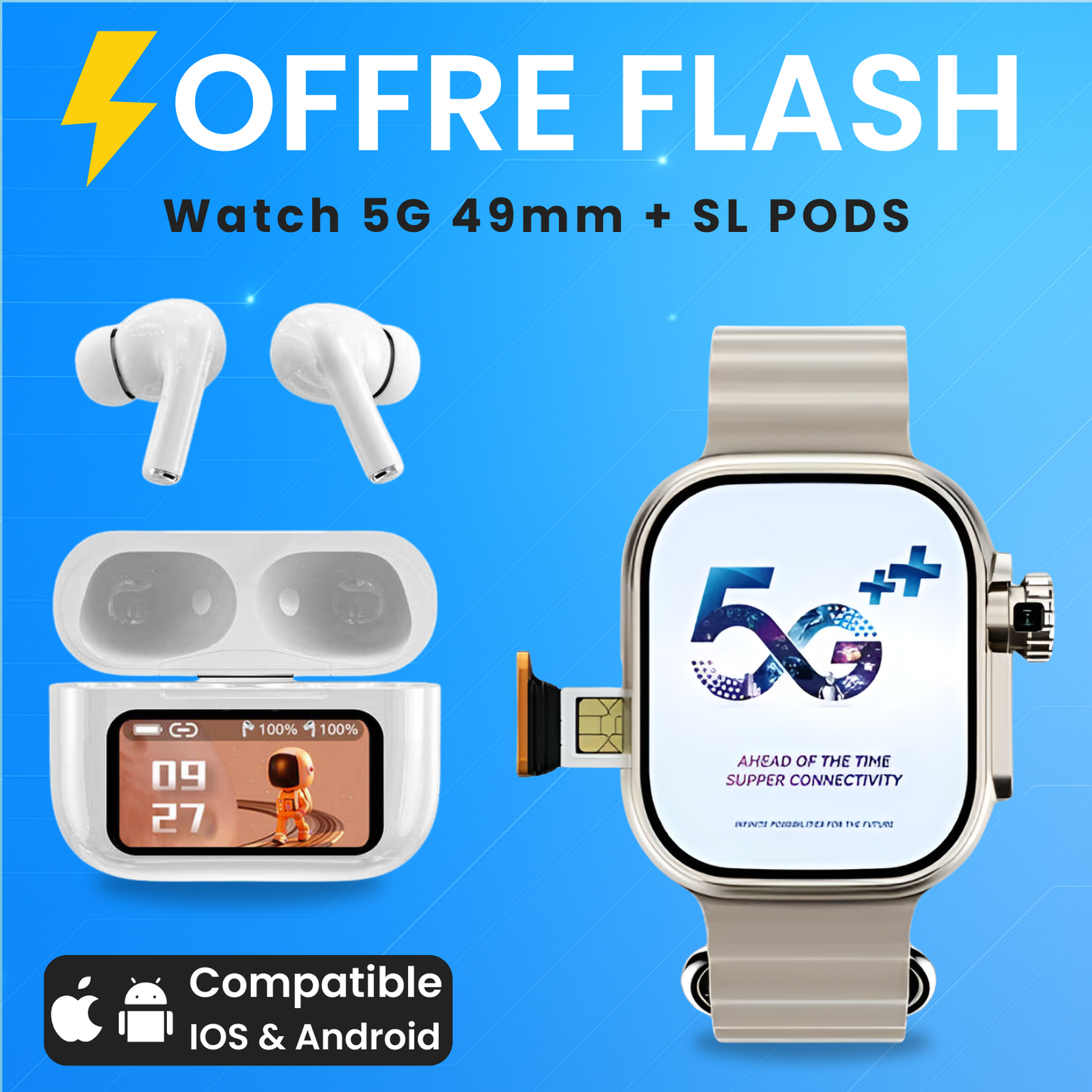 Watch Nova 5G 49mm+SL Pods