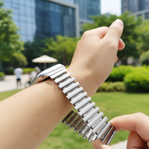 Bracelet smartwatch acier Flexsteel