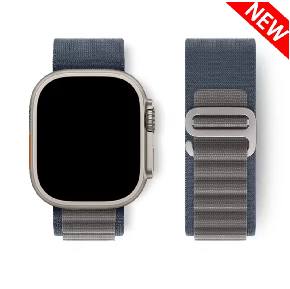 Bracelet smartwatch nylon boucle alpine