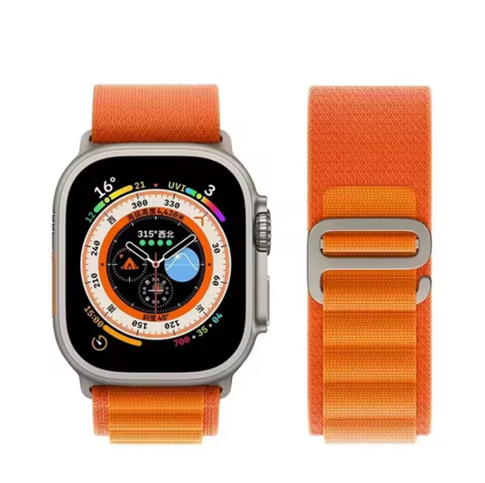 Bracelet smartwatch nylon boucle alpine
