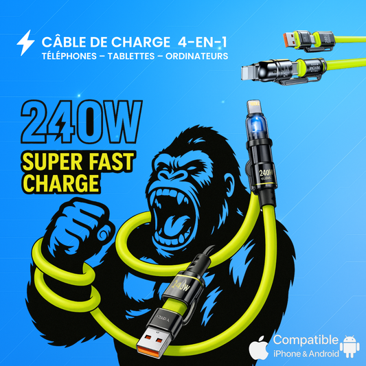 Câble de charge rapide