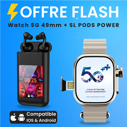 Watch 5G 49mm+SL Pods Power